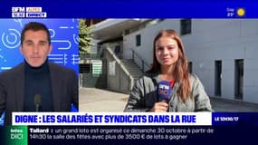 Alpes-de-Haute-Provence: des salariés et des syndicats dans la rue à Digne-les-Bains