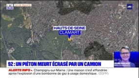 Hauts-de-Seine: un piéton meurt écrasé par un camion à Clamart