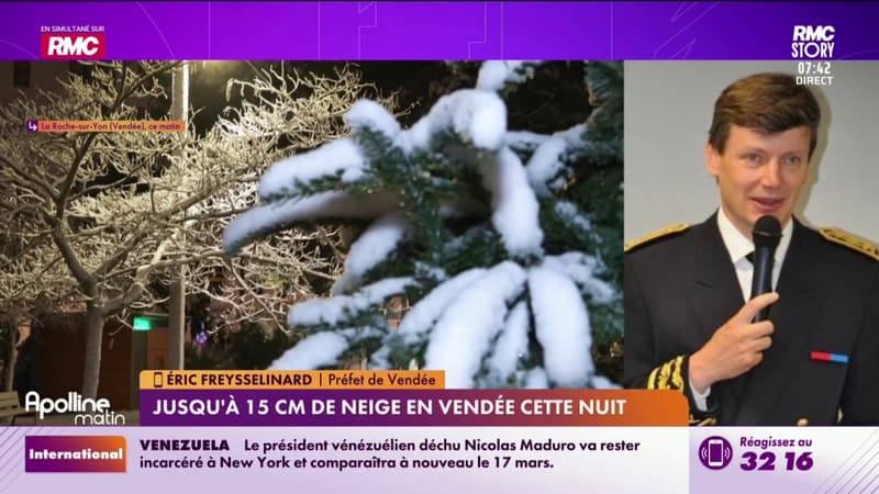 Neige en Vendée : "Il faut rester prudent"