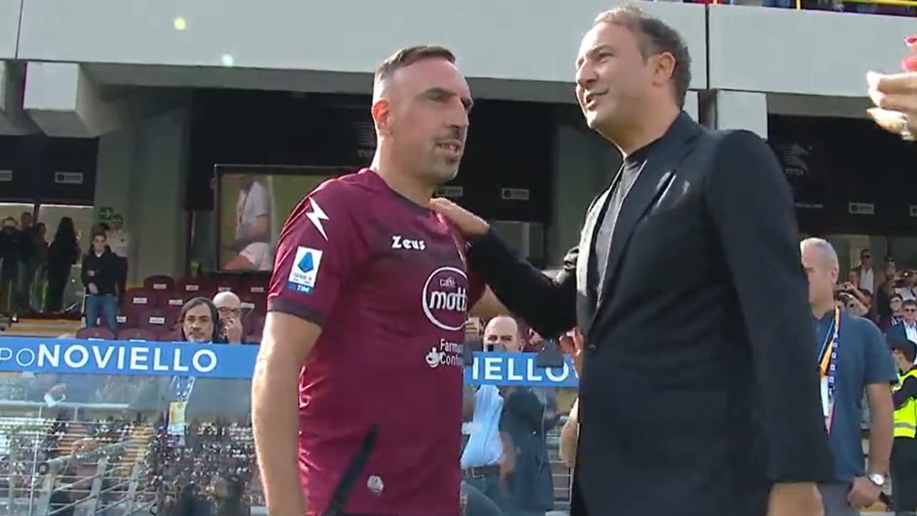 Les adieux de Franck Ribery aux fans de Salernitana