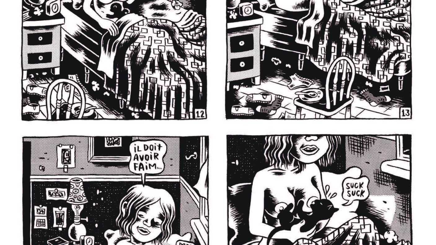 Un extrait de "Maxiplotte" de Julie Doucet Un extrait de "Maxiplotte" de Julie Doucet