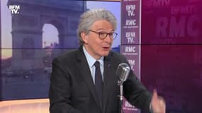 Thierry Breton face à Apolline de Malherbe en direct - 24/01