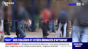 Terrorisme: des collèges et lycées français menacés d'attentat