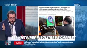 « Les 3 histoires de Charles Magnien » : Jouer les chiffres d'un code barre pour remporter le Super Loto et une habitante du Cher harcelée par des gens qui veulent se faire vacciner - 18/01