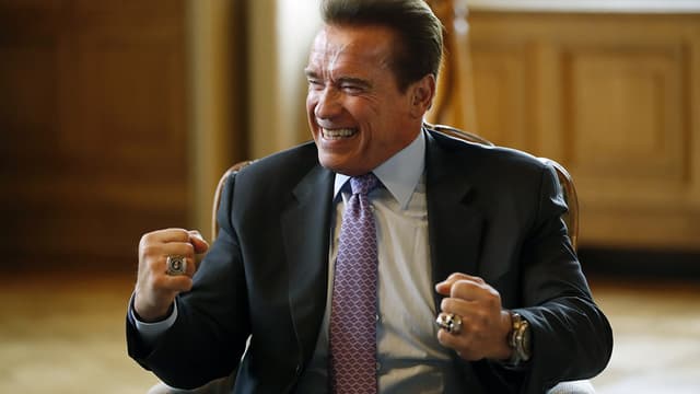 Arnold Schwarzenegger à Paris le 28 avril 2017
