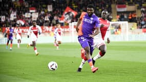 Moffi lors du derby Monaco-Nice, 26 février 2023