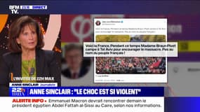 Critiques de Jean-Luc Mélenchon contre Yaël Braun-Pivet: pour Anne Sinclair, le leader de la France insoumise "se répand en tweets très ambigus avec plein d'allusions"