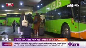 Grève SNCF : les prix des trajets en bus flambent