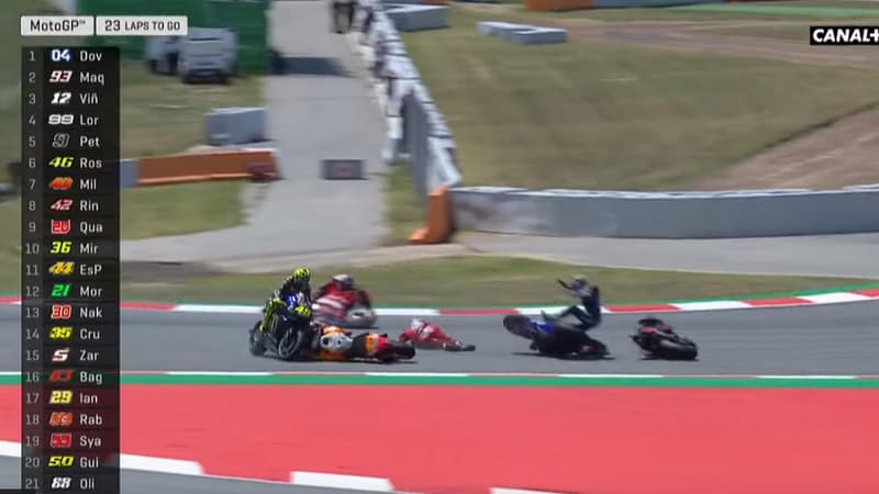 GP de Catalogne : la chute collective au 2eme tour