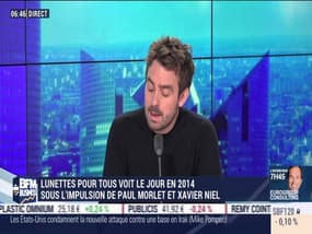 Paul Morlet (Lunettes Pour Tous) : Lunettes Pour Tous voit le jour en 2014 sous l'impulsion de Paul Morlet et Xavier Niel - 13/01