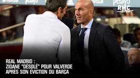Real Madrid : Zidane "désolé" pour Valverde après son éviction du Barça