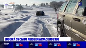 Alsace: des cumuls de neige allant jusqu'à 35 cm dans une partie de la région