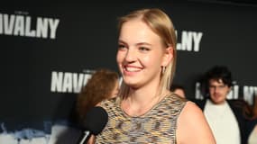 Dasha Navalny lors de la première diffusion du documentaire "Navalny", à New York le 6 avril 2022