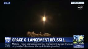 Lancement réussi pour la capsule spatiale de Space X