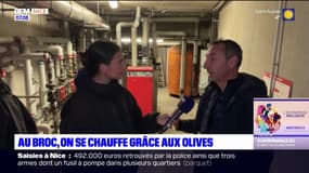 Au Broc, des noyaux d'olives sont utilisés pour le chauffage de bâtiments municipaux