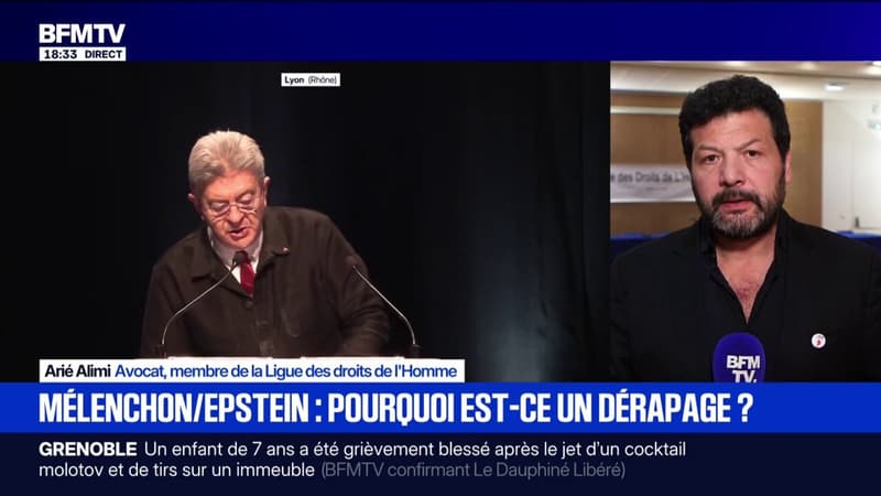 Prononciation de "Epstein" par Jean-Luc Mélenchon: "Nous condamnons avec la plus grande fermeté", assure Arié Alimi, avocat et membre de la Ligue des droits de l'Homme