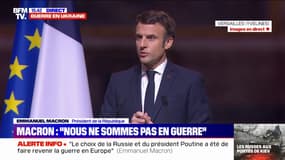 Emmanuel Macron affirme que Union européenne "n'exclue pas" de nouvelles sanctions contre la Russie