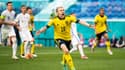 Emil Forsberg lors de Suède-Slovaquie, le 18 juin 2021.