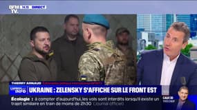 Guerre en Ukraine: Volodymyr Zelensky s'est rendu sur le front est, à la frontière avec la Russie