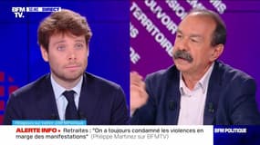 Retraites : "Vu les mobilisations et la colère qui existe, le mouvement social a encore son mot à dire", Philippe Martinez - 19/03