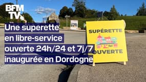  ROBIN DE BFM - "C'est un évènement pour le village": une superette en libre-service inaugurée en Dordogne