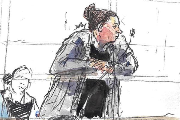 Inès Madani, lors d'un précédent procès pour association de malfaiteurs terroriste, en avril 2019 à Paris. Inès Madani, lors d'un précédent procès pour association de malfaiteurs terroriste, en avril 2019 à Paris.