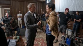 Daniel Craig et Cary Joji Fukunaga sur le tournage de "Mourir peut attendre"