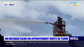 Nice: un incendie dans un appartement route de Turin