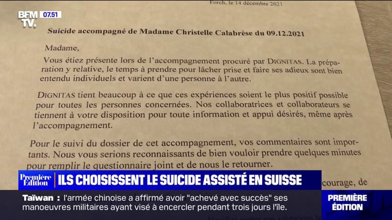 Atteints de la maladie de Charcot, ces Français font le choix du suicide assisté en Suisse