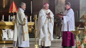  L'archevêque de Marseille Mgr Jean-Marc Aveline (au centre sur la photo) bientôt nommé cardinal