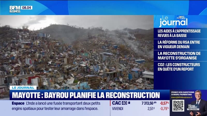 Mayotte : Bayrou planifie la reconstruction