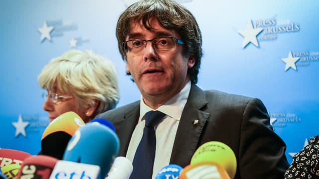 Carles Puigdemont, le 31 octobre 2017.