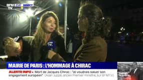 Un hommage à Jacques Chirac sur le parvis de l'Hôtel de Ville