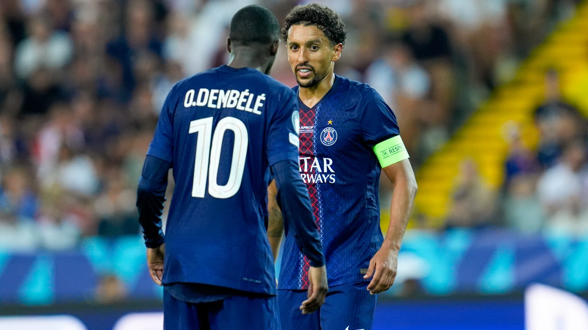 DES RETOURS DE TAILLE AU PSG: DEMBÉLÉ ET MARQUINHOS DANS LE GROUPE POUR AFFRONTER LEVERKUSEN EN LIGUE DES CHAMPIONS