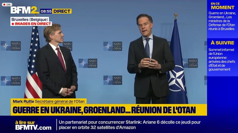 "Les États-Unis restent pleinement engagés auprès de l'Otan", martèle le secrétaire général Mark Rutte