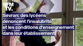 Sevran: des lycéens dénoncent l'insalubrité et les mauvaises conditions d'enseignement dans leur établissement