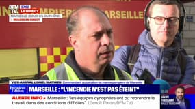 Marseille: selon le commandant des marins-pompiers, les opérations de secours "peuvent durer plusieurs jours"