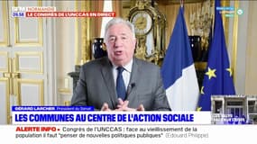 Congrès de l'UNCCAS: pour Gérard Larcher le "premier échelon de la solidarité, c'est la commune"