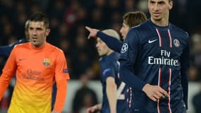 Zlatan Ibrahimovic face au Barça