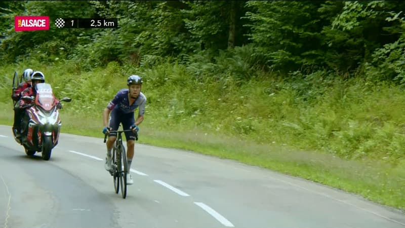Sebastian Berwick remporte la troisième étape du Tour Alsace en solitaire.