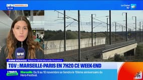 TGV Marseille-Paris: des travaux rallongent le trajet de 7h20 ce week-end