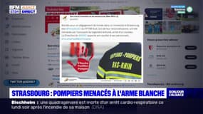 Strasbourg: des pompiers menacés avec un couteau en intervention 