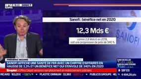 Frédéric Bizard (Économiste de la santé) : Sanofi affiche une santé de fer avec un chiffre d'affaire en hausse de 3,3% et un bénéfice net qui s'envole de 340% en 2020 - 05/02