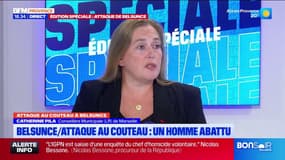 Attaque au couteau à Belsunce : "un évènement dramatique, une fois de plus" pour Catherine Pila 