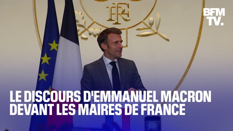 L'intégralité du discours d'Emmanuel Macron devant les maires de France