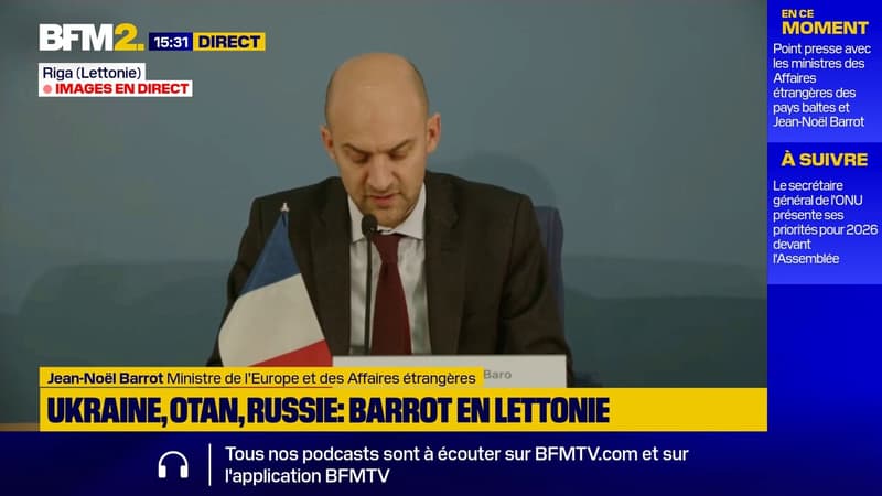 Pour Jean-No£el Barrot, l'Union européenne a "une responsabilité stratégique" au Groenland