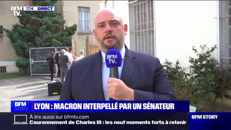 Emmanuel Macron à Lyon: 