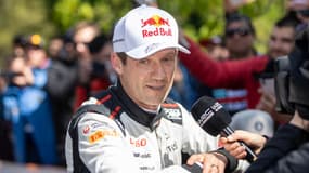 Le pilote de rallye français Sébastien Ogier, à Kumrovec le 21 avril 2024