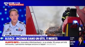 Incendie à Wintzenheim: "Nous avons projeté des experts de l'institut de recherche criminelle de la Gendarmerie nationale", indique la colonel Marie-Laure Pezant