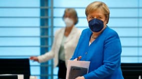 La chancelière allemande Angela Merkel, le 23 juin 2021 à Berlin (photo d'illustration)